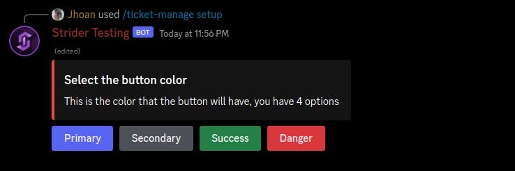 Button styles available at the moment